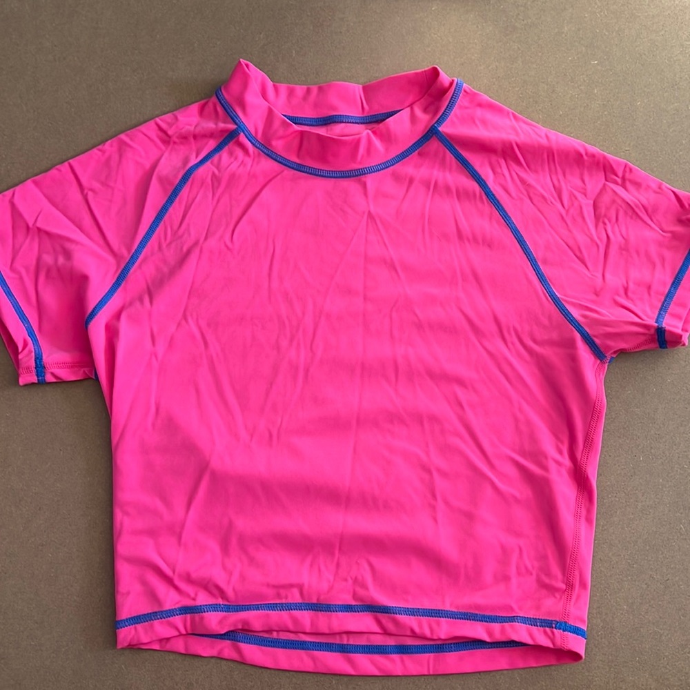 BuffBunny Surf N Turf Crop - Miami Vice Pink/H2O